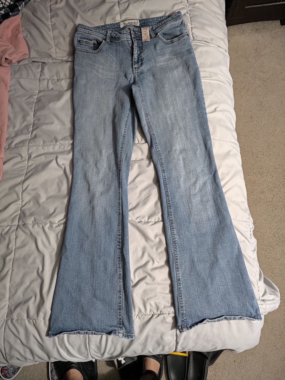 Faded Glory Light Blue Flare Jeans
